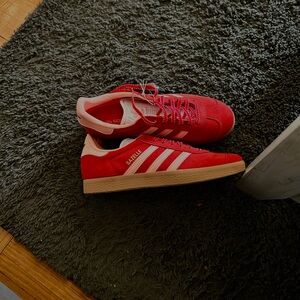 Adidas Gazelle Red Sneakers 7.5 Women